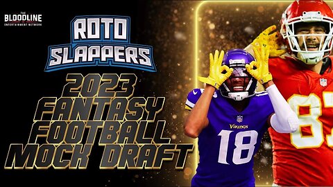 Roto Slappers - Redraft Fantasy Football Mock Draft - #fantasyfootball #nfl #fantasy #football