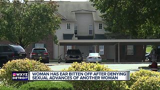 Oakland Co. Sheriff: Woman partially bites off female friend's ear, part of her face