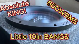 Little 10in Subwoofer BANGING!| Hyanka bsf-10 review