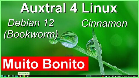 Auxtral 4 distro personalizada Debian 12 (Bookworm) com Cinnamon