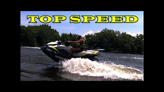 Sea Doo GTI 155 Top Speed Test