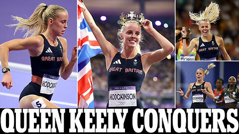 Olympics Paris 2024: Keely Hodgkinson 800m GOLD Team GB