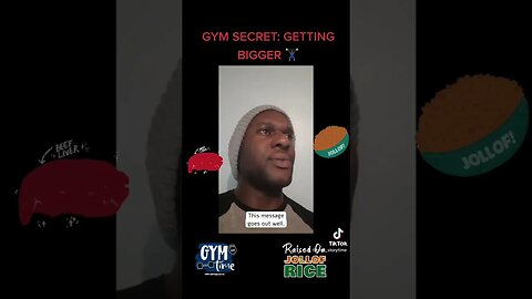GYM SECRET: GETTING BIGGER 🏋🏿‍♂️ #shorts #youtubeshorts #gym #food
