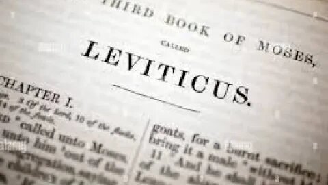Bible Study in Leviticus