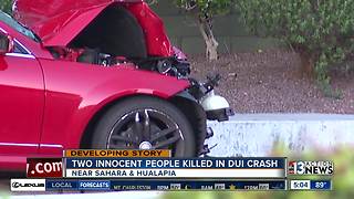 UPDATE: Two identified in deadly crash near Hualapai, Sahara