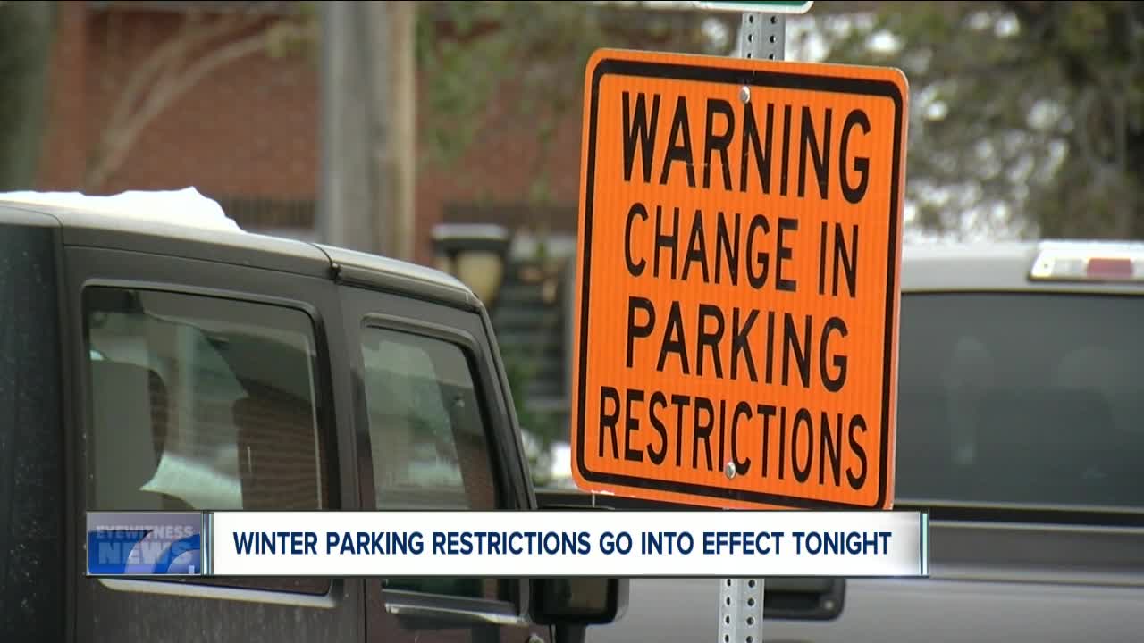 Here's our list of winter parking restrictions starting November 15th in Western New York