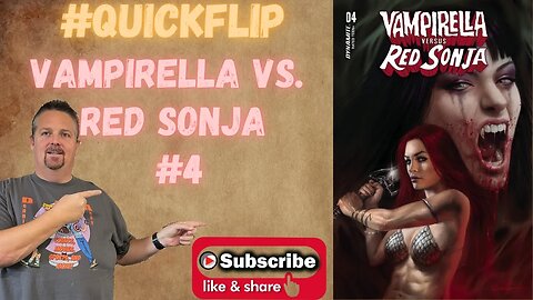 Vampirella vs. Red Sonja #4 Dynamite #QuickFlip Comic Review Dan Abnett,Alessandro Ranaldi #shorts