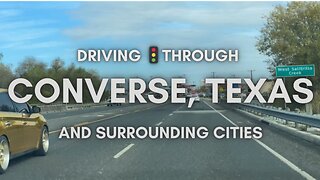 Driving Through Converse Texas