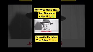 Why Was Mafia Boss Sam Giancana Killed !? 😳🔫 #samgiancana #mafia #government #castro #cuba