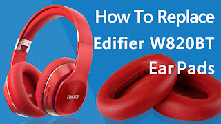 How to Replace Edifier W820BT Headphones Ear Pads / Cushions | Geekria