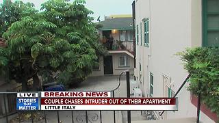 Couple chase intruder out of Little Italy apartment