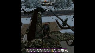 zombie loses head to archer. ---- 7 Days To Die (Apoc Now Mod)