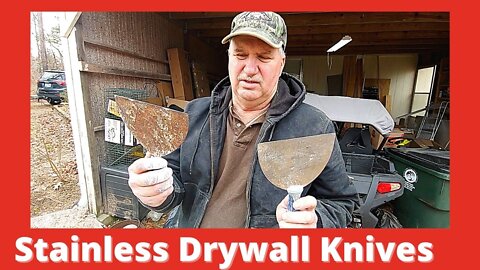 Why I Use Stainless Steel Drywall Knife