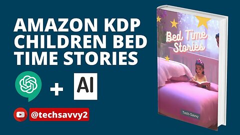 How to create BED TIME STORIES for amazon kdp using chatgpt and Deep Dream Generator #amazonkdp #ai