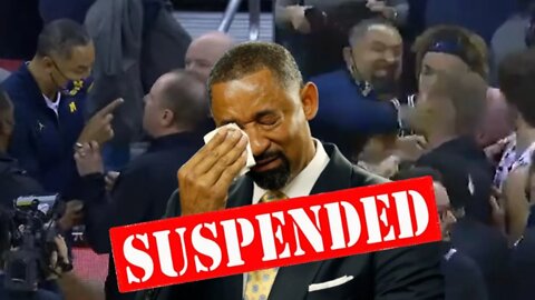 Michigan Coach Juwan Howard SUSPENDED For The Rest Of Regular Season After Hitting Coach