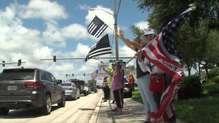 "Back the Blue" event held in Palm Beach Gardens