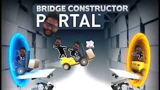 Bridge Constructor Portal: Levels 6 & 7