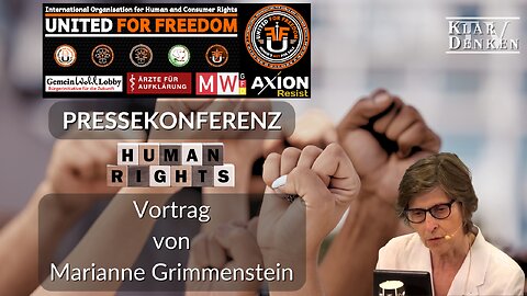 UFF - Pressekonferenz: Vortrag von Marianne Grimmenstein