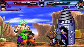 Mugen: Goku/Broly vs Splinter/Shredder