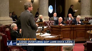 GOP vows to appeal order blocking lame-duck laws