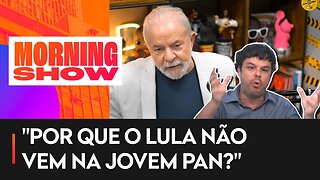 Lula participa de podcasts no mesmo horário da live semanal de Bolsonaro