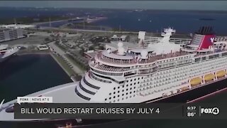 Florida Senators introduce cruise act to resume cruise line operations