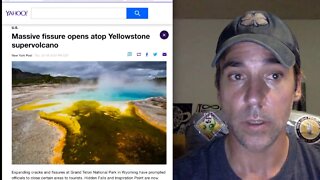 Huge Fissure Opens atop Yellowstone Supervolcano, Completely Unrelated to Yellowstone, Latest