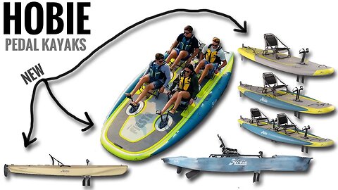 NEW: Hobie Pedal Kayaks You Must See To Believe! EXCLUSIVE TESTING & REVIEW