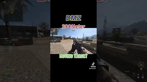 DMZ 200Meter Moving Target #mw2 #callofduty #mw2sniping #firstpersonshooter #cod #dmz #videogame