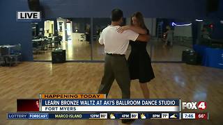 Aki's Ballroom Dance studio teaches the Bronze Waltz - 7:30 am live report