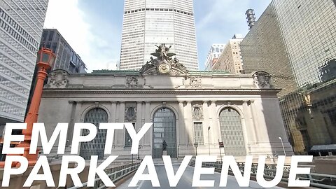 Empty Streets of New York | Park Avenue (Real Life I AM LEGEND)