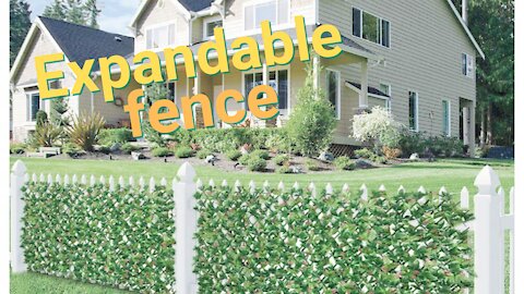 Expandable Faux Privacy Fence