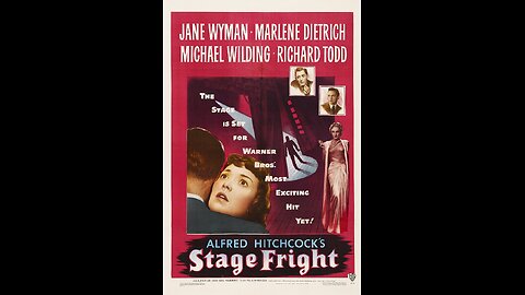 Stage Fright (1950) | Directed by Alfred Hitchcock