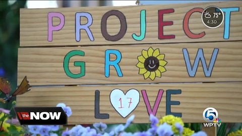 'Project Grow Love' offers quiet place to reflect outside Marjory Stoneman Douglas High School