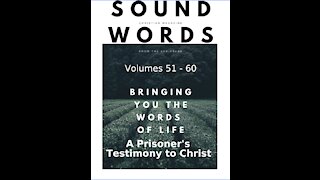Sound Words, A Prisoner's Testimony to Christ
