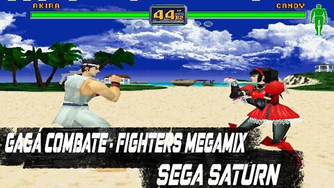 GAGÁ COMBATE #6 - FIGHTERS MEGAMIX - SEGA SATURN