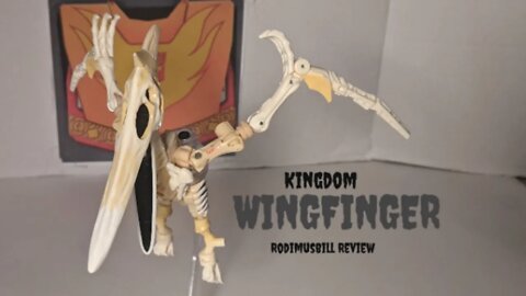 Kingdom WINGFINGER Fossilizer Deluxe Class Transformers War For Cybertron Wave 3) Rodimusbill Review