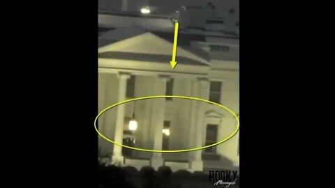 Flashes In White House Windows Possible Explosions, I smell a false flag on the horizon