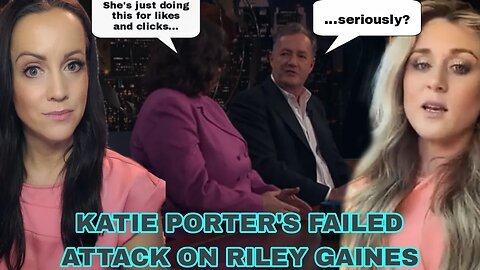 Katie Porter ATTACKS Riley Gaines - Piers Morgan Isn't Having It