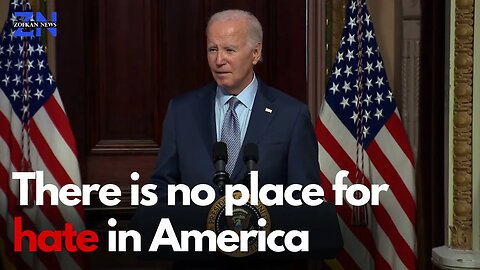 Joe Biden : There is no place for hate in America