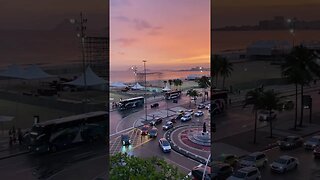 Incrível vista da Praia de Copacabana-RJ #curiosidades #incrível #praia