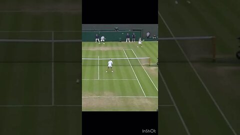 Martina Hingis wins insane point with amazing reflex #shorts