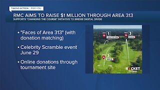 Rocket Mortgage Classic to raise $1 million through Area 313 in 2021