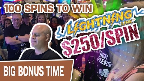 🔥 100 SPINS AT $250! ⚡ World’s Greatest Slot Player Plays Lightning Link