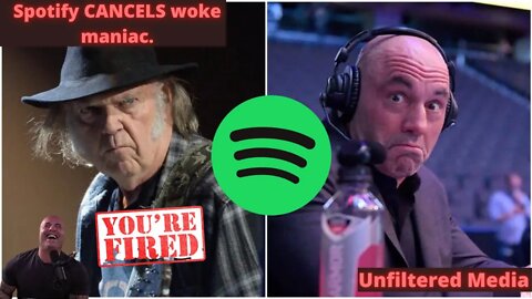 Spotify CANCELS Neil Young after Joe Rogan Ultimatum.