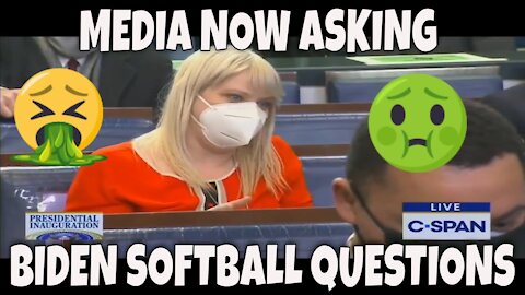 And...Here Come the Softball Media Questions to Biden Press Secretary Jen Psaki - will make you Puke