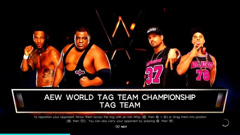 AEW Full Gear 2022 The Acclaimed vs Swerve In Our Glory for the AEW World Tag Team Championships