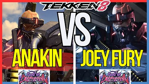 Jack 8 Mirror Match 🕹️ Anakin (#1 Jack 8) vs Joey Fury (Jack 8) 🕹️ Tekken 8 Replays