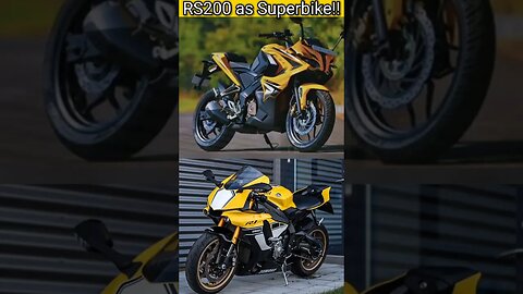 rs200 as a superbike #superbike #pulsar #pulsarrs200 #rideinseconds