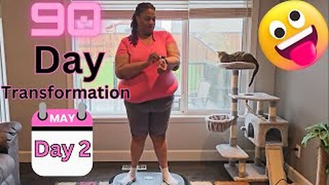 Day 2 of 90: Epic Body Transformation Journey with Rumblex Plus 4D Vibration Plate! 🔥